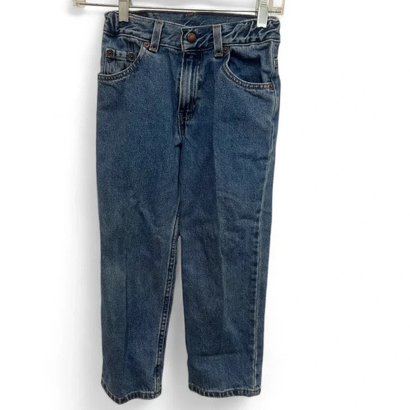 Vintage Levi Strauss Signature straight leg jeans 100% cotton size 7X - Picture 1 of 6